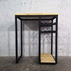 Aparador Para Cervejeira E Adega De 8 Garrafas Com 1 Pratelei