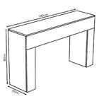 Aparador Para Decoração Sala De Estar Multiuso Com Espelho De