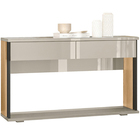 Aparador Para Sala 02 Gavetas Amber Com Espelho Adnet 54cm Pr