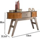 Aparador Para Sala 2 Portas 3061 Mdt