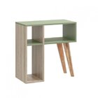 Aparador Para Sala 3 Nichos Leaves Aveiro/verde