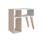 Aparador Para Sala 3 Nichos Leaves Nature/branco Tx