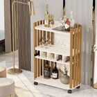 Aparador Para Sala / Cozinha Barzinho Ripado Adega Perola Ofe