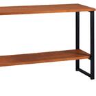 Aparador Para Sala Aço Preto 120 Cm I10 Madeira Taeda Dmobili