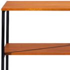 Aparador Para Sala Base Aço Preto I21 Madeira Taeda Dmobiliar