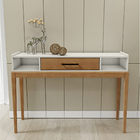 Aparador Para Sala Com Gaveta Em Madeira Maciça Milão Off Whi