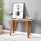 Aparador Para Sala De Estar 100% Mdf Tampo De Vidro Jasmim N0