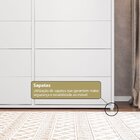 Aparador Para Sala De Estar 10 Gavetas Melinda Branco