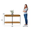 Aparador Para Sala De Estar 139cm X 79cm X 37cm Mônaco Nature