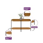 Aparador Para Sala De Estar 139cm X 79cm X 37cm Mônaco Nature