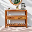 Aparador Para Sala De Estar 150 Cm Madeira Maciça Natural Nat