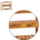 Aparador Para Sala De Estar 150 Cm Madeira Maciça Natural Nat