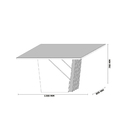 Aparador Para Sala De Estar 1 20m Imbuia Off White Veneza New