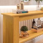 Aparador Para Sala De Estar 1 Prateleira Veneza Freijó