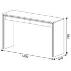 Aparador Para Sala De Estar 2 Gavetas Ophelia I04 Branco Acet