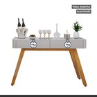 Aparador Para Sala De Estar 2 Gavetas Vegas Off White