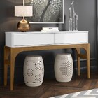 Aparador Para Sala De Estar 2 Portas Flamma L02  Branco Pés C