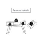 Aparador Para Sala De Estar 2 Portas Flexíveis Em Mdf Curvo 1