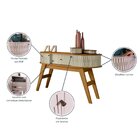 Aparador Para Sala De Estar 2 Portas Flexíveis Em Mdf Curvo 1