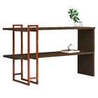 Aparador Para Sala De Estar 4034 Luxo Canela/pés Bronze Jb Be