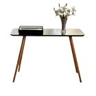 Aparador Para Sala De Estar Athenas Preto / Mel