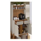 Aparador Para Sala De Estar Cantinho Café Lizz 2 Gavetas 810c