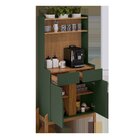 Aparador Para Sala De Estar Cantinho Café Lizz Verde Oliva /