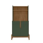Aparador Para Sala De Estar Cantinho Café Lizz Verde Oliva /