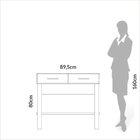 Aparador Para Sala De Estar Com 2 Gavetas Pradel Freijo / Pre