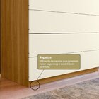 Aparador Para Sala De Estar Com 5 Gavetas Compacta Freijó/ Of