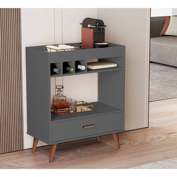 Aparador Para Sala De Estar Com Adega E Gaveta Jb Bechara Ônix