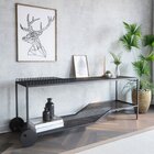 Aparador Para Sala De Estar Frequenze Cinza Grafite