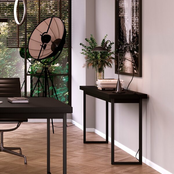 Aparador Para Sala De Estar Oxford 110cm Preto