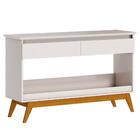 Aparador Para Sala De Estar Pés Retrô Classic I04 Off White -
