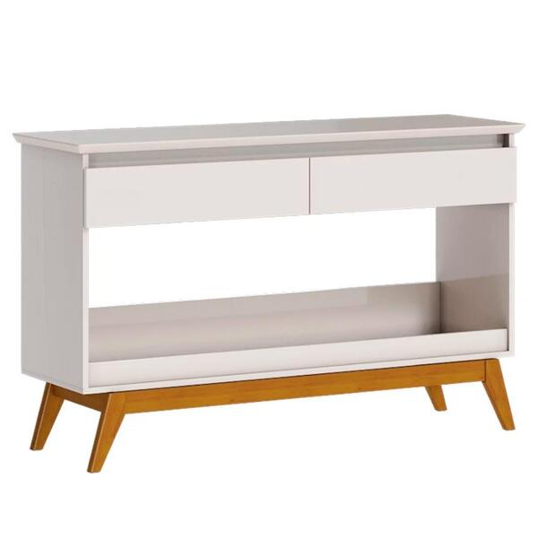Aparador Para Sala De Estar Pés Retrô Classic I04 Off White -