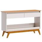 Aparador Para Sala De Estar Pés Retrô Classic I04 Off White/n
