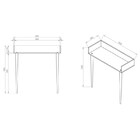 Aparador Para Sala De Estar Retrô Espresso - Be Mobiliário