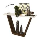 Aparador Para Sala De Estar Sem Espelho Lotus Cor Trufa Creme