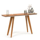 Aparador Para Sala De Estar Tampo Em Mdf Ibiza Off White/natu