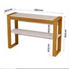 Aparador Para Sala De Jantar 100% Mdf Master Carvalho Oro/ Of