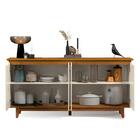 Aparador Para Sala De Jantar 4 Portas Off White Freijó Flex F