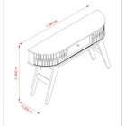 Aparador Para Sala De Jantar Estoril Fendi/naturale