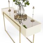 Aparador Para Sala Estar Espelhado D04 Sírius Creme