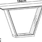 Aparador Para Sala Fratello Carvalho Americano/off White - Dj