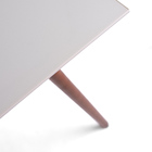 Aparador Para Sala Hall Entrada Laqueado Com Vidro - Off White