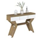 Aparador Para Sala Houston Pinho Com Espelhos E Prateleiras -