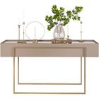 Aparador Para Sala Mdf Tampo Com Espelho 21183 Dj Moveis