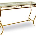 Aparador Para Sala Pingente  60x25x78 Cm Dourado