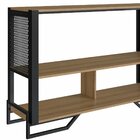 Aparador Paricel Preto E Mel