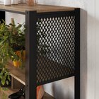 Aparador Paricel Preto E Mel